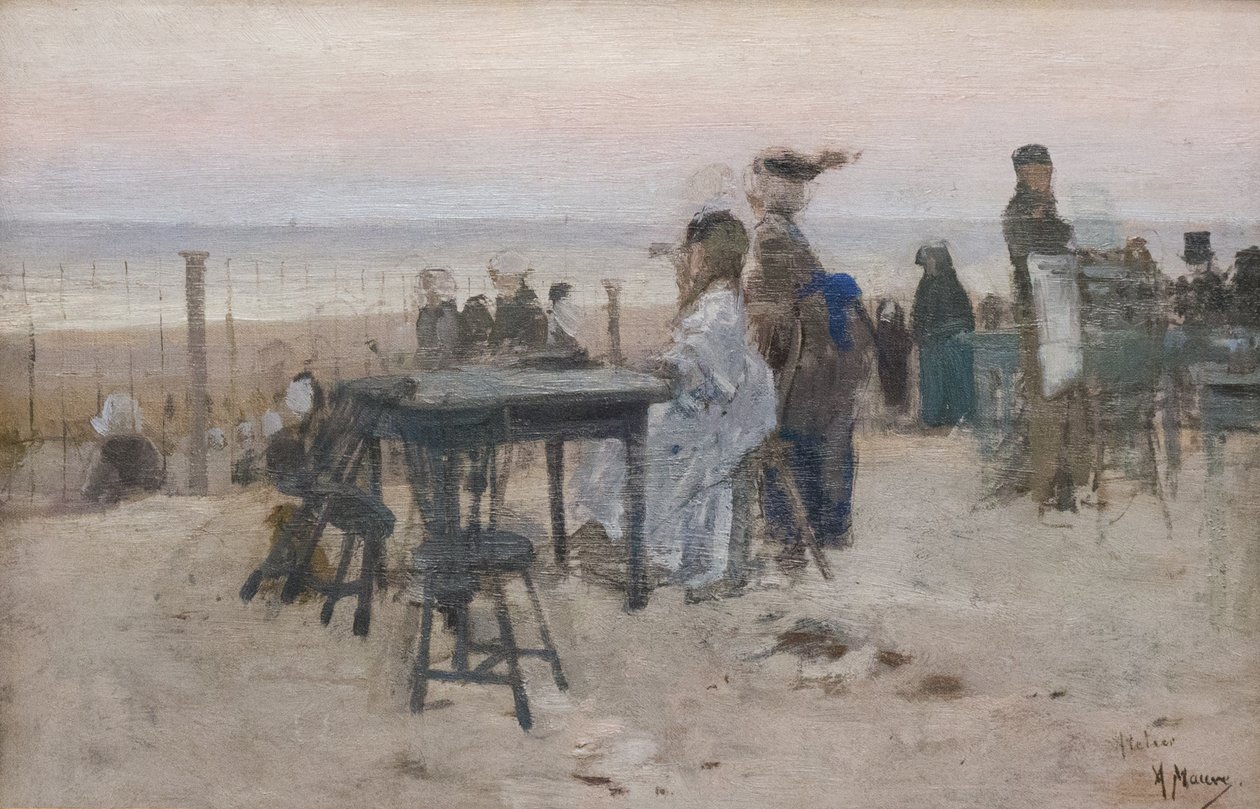 At Scheveningen by Anton Mauve