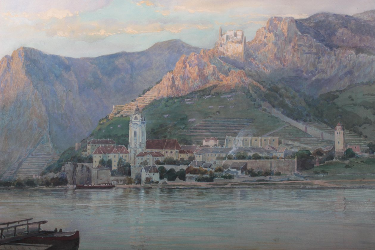 View of Dürnstein by Anton Reckziegel