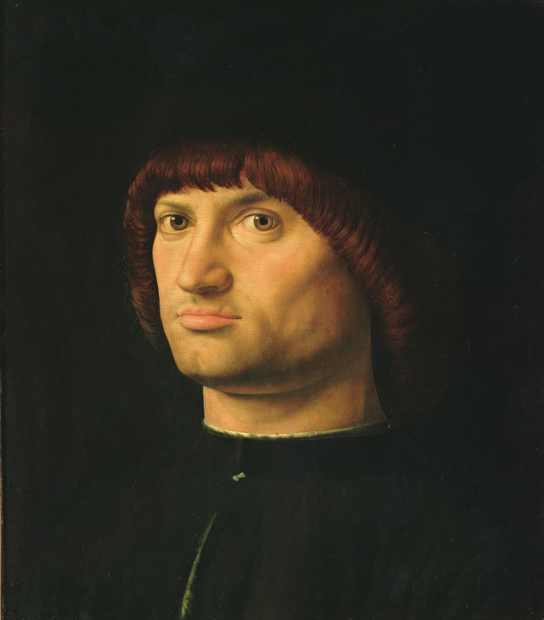 Portrait of a Man, or The Condottiere by Antonello da Messina