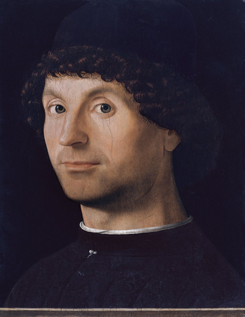 Portrait of a Man by Antonello da Messina