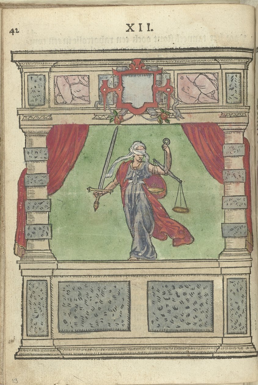 Personification of Justice by Antoni van Leest
