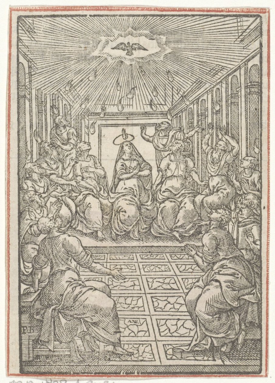 Outpouring of the Holy Spirit by Antoni van Leest
