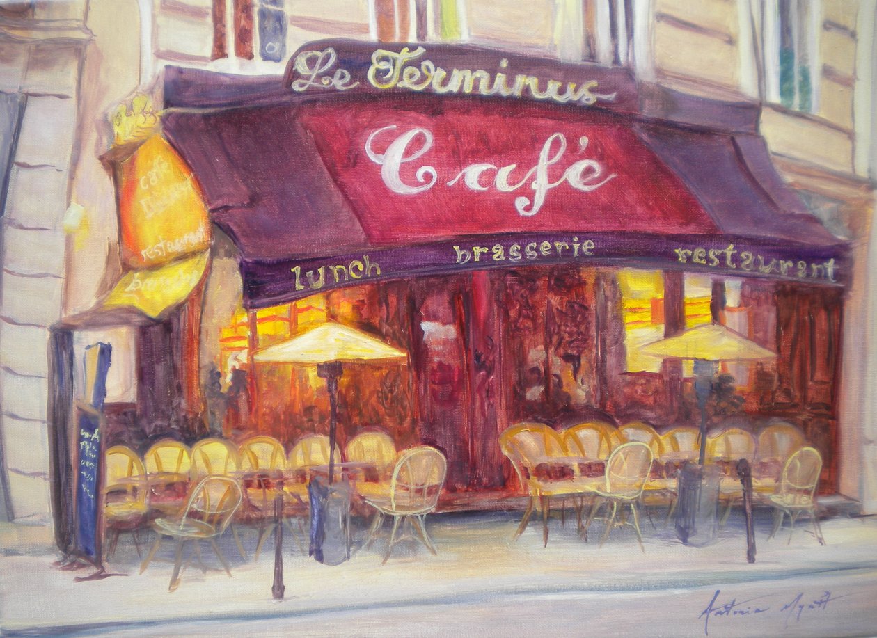 Cafe le Terminus by Antonia Myatt