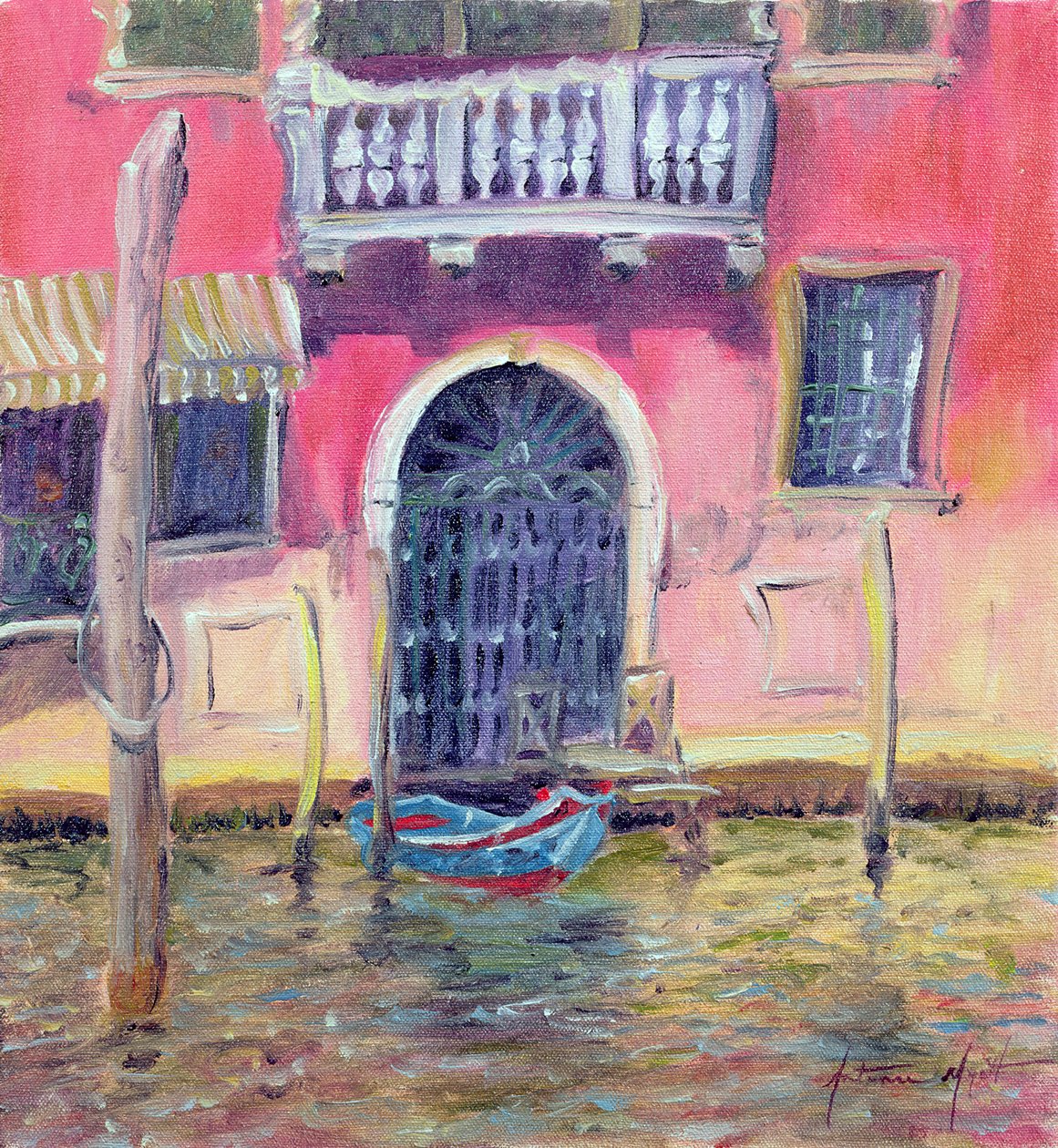 Venetian Balcony by Antonia Myatt