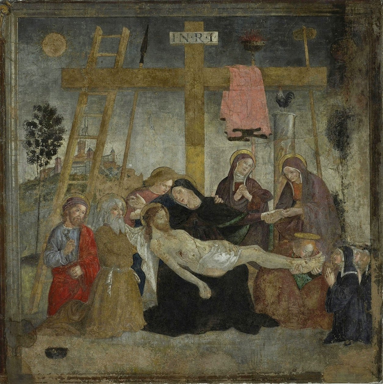 Deposition by Antoniazzo Romano