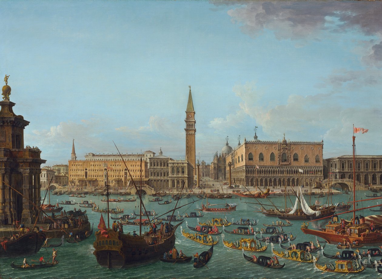 The Reception of Nuncio Stoppani by Antonio Joli