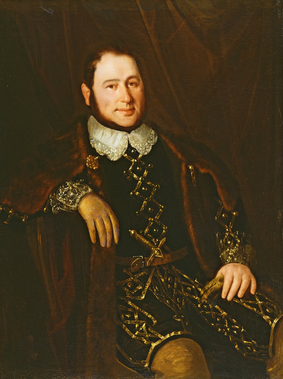 Portrait of the Singer Ronconi by Antonio María Esquivel