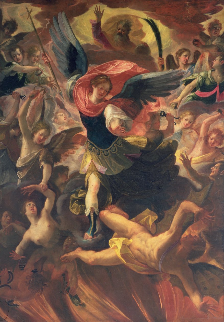 The Archangel Michael Vanquishing the Devil by Antonio Maria Viani