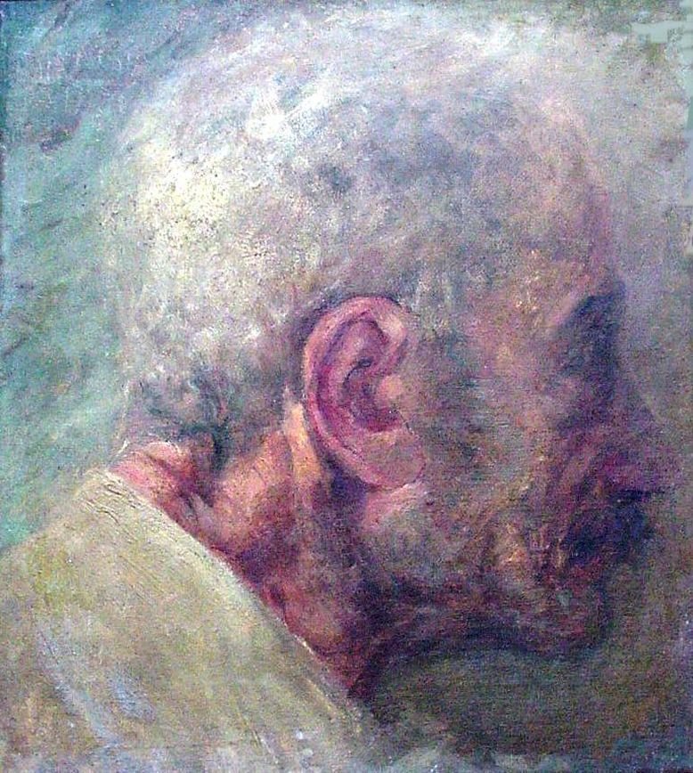 Head of an Old Man by Antonio Parreiras