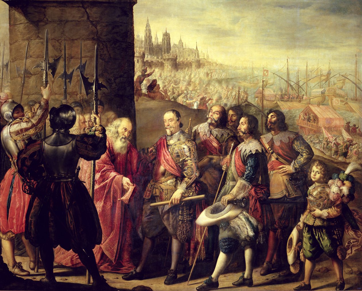 The Relief of Genoa, 1528 by Antonio Pereda y Salgado