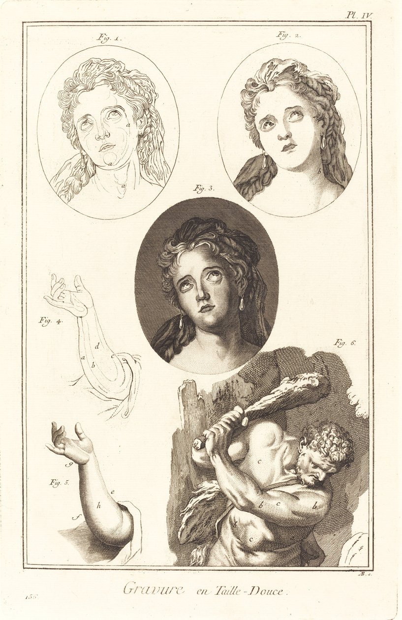 Engraving in Intaglio: pl. IV by Antonio Baratta