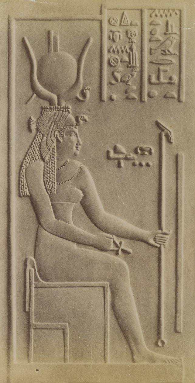 Isis, Temple at Dendera by Antonio Beato