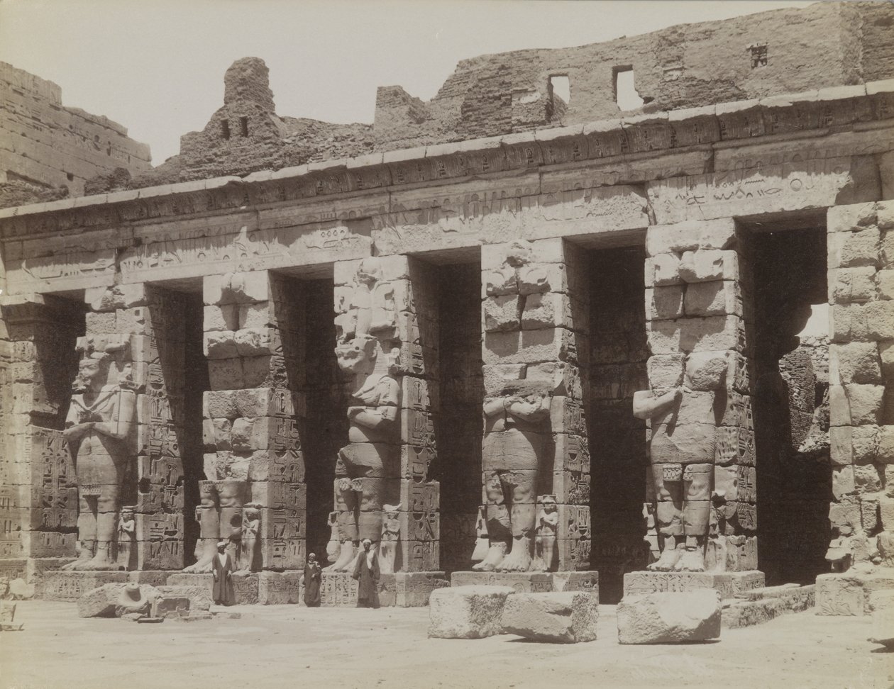 Medinet Habu by Antonio Beato
