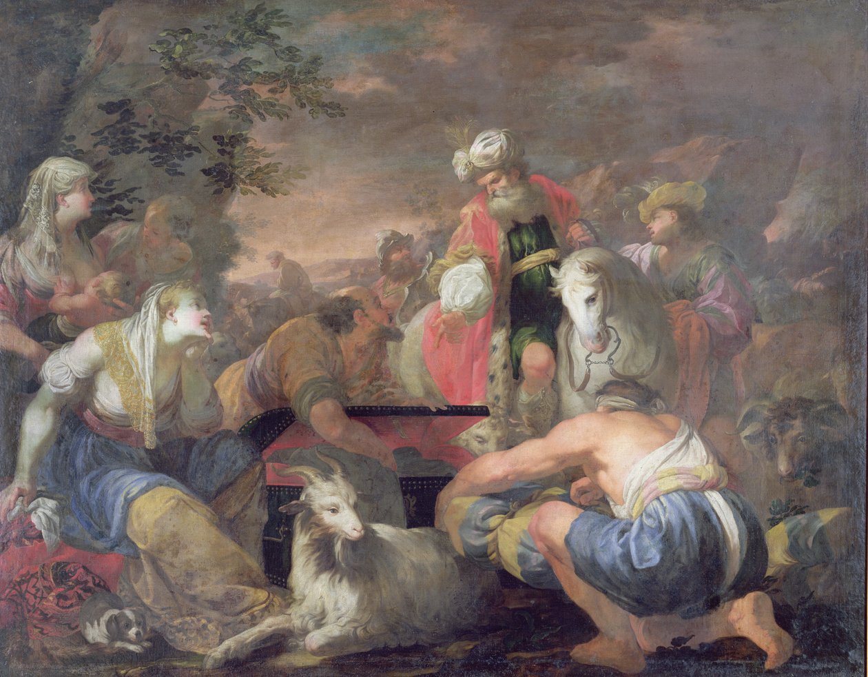 Laban Seeking his Idols by Antonio Bellucci