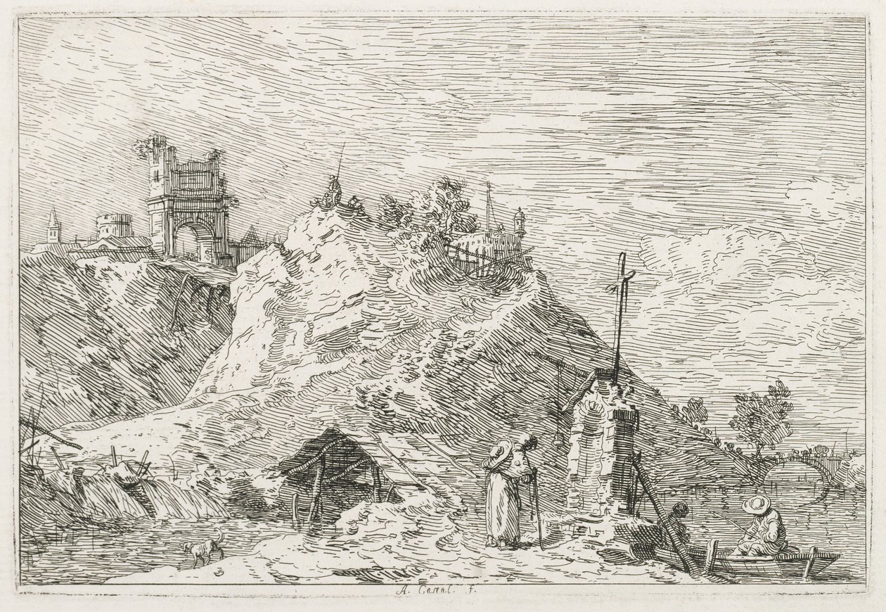 Views: A Pilgrim at Prayer by Antonio Canaletto