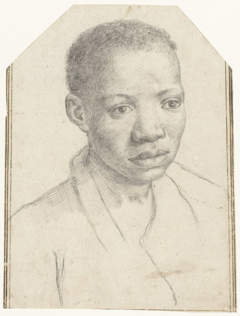 Portrait of a Black Boy by Antonio Carracci