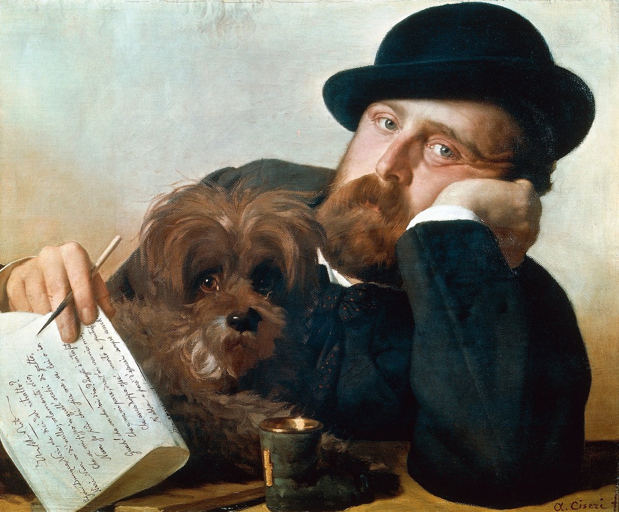 Portrait of Neri Tanfucio by Antonio Ciseri