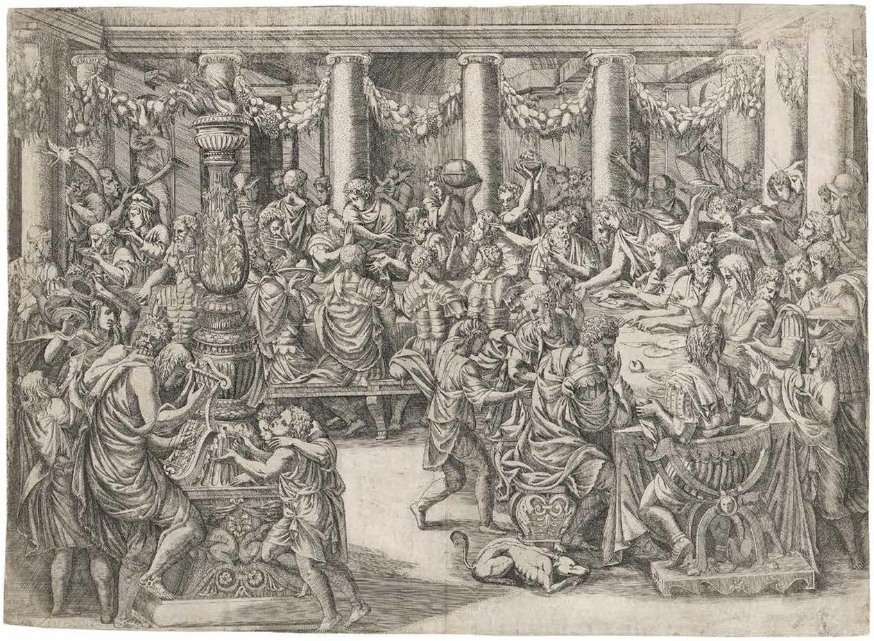 The Banquet of Scipio by Antonio Fantuzzi