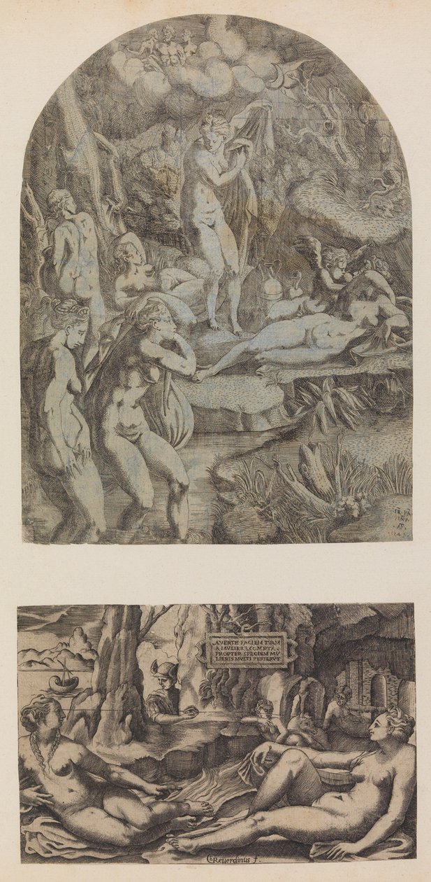 Venus and Nymphs Bathing by Antonio Fantuzzi