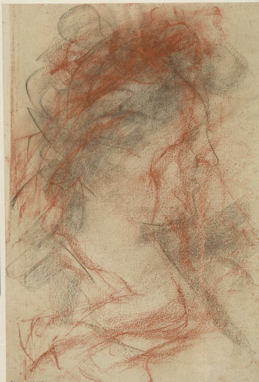 Profile Head to the Right of a Lady by Antonio Mancini