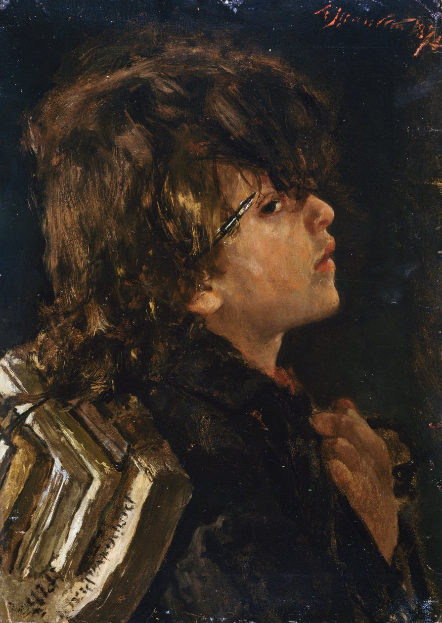 Schoolboy by Antonio Mancini