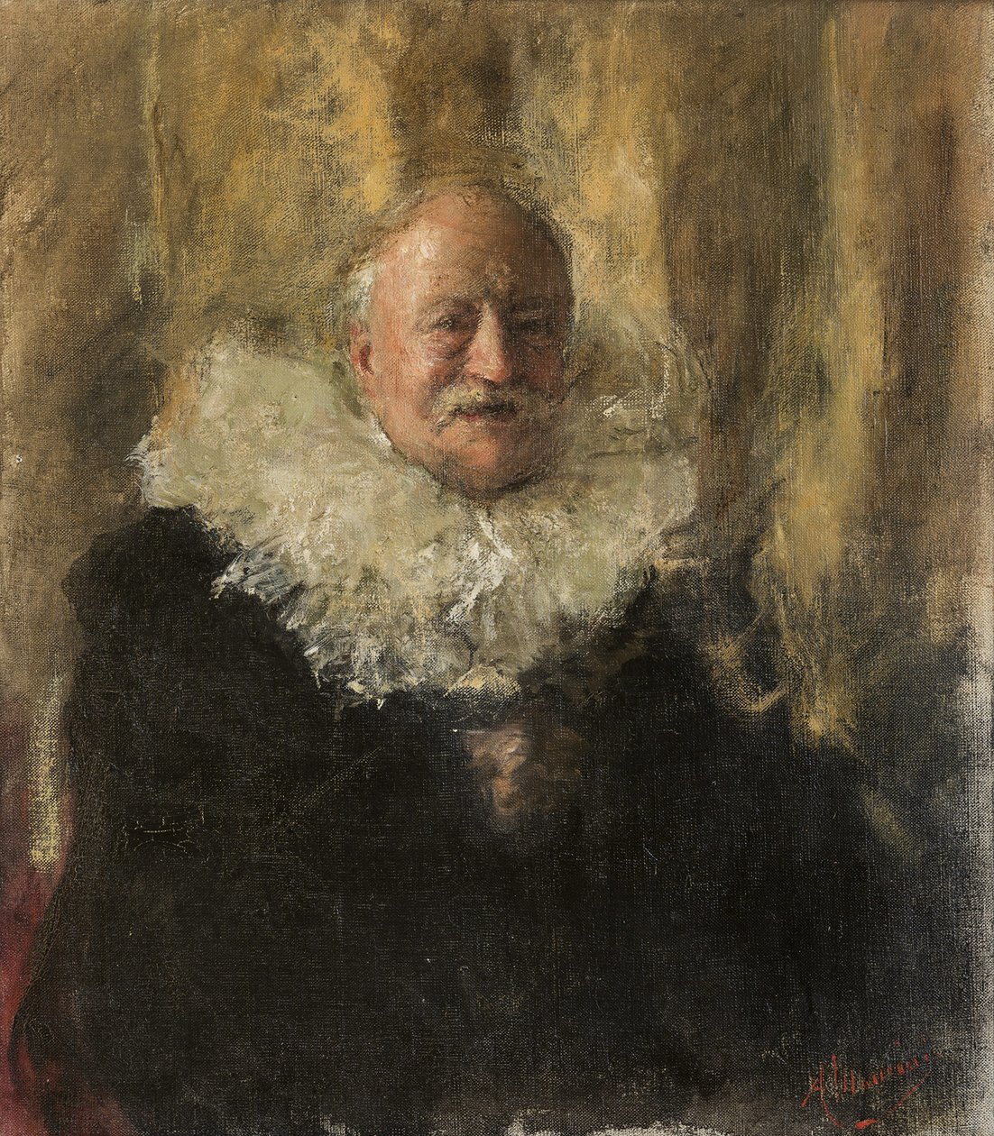 Self-Portrait by Antonio Mancini
