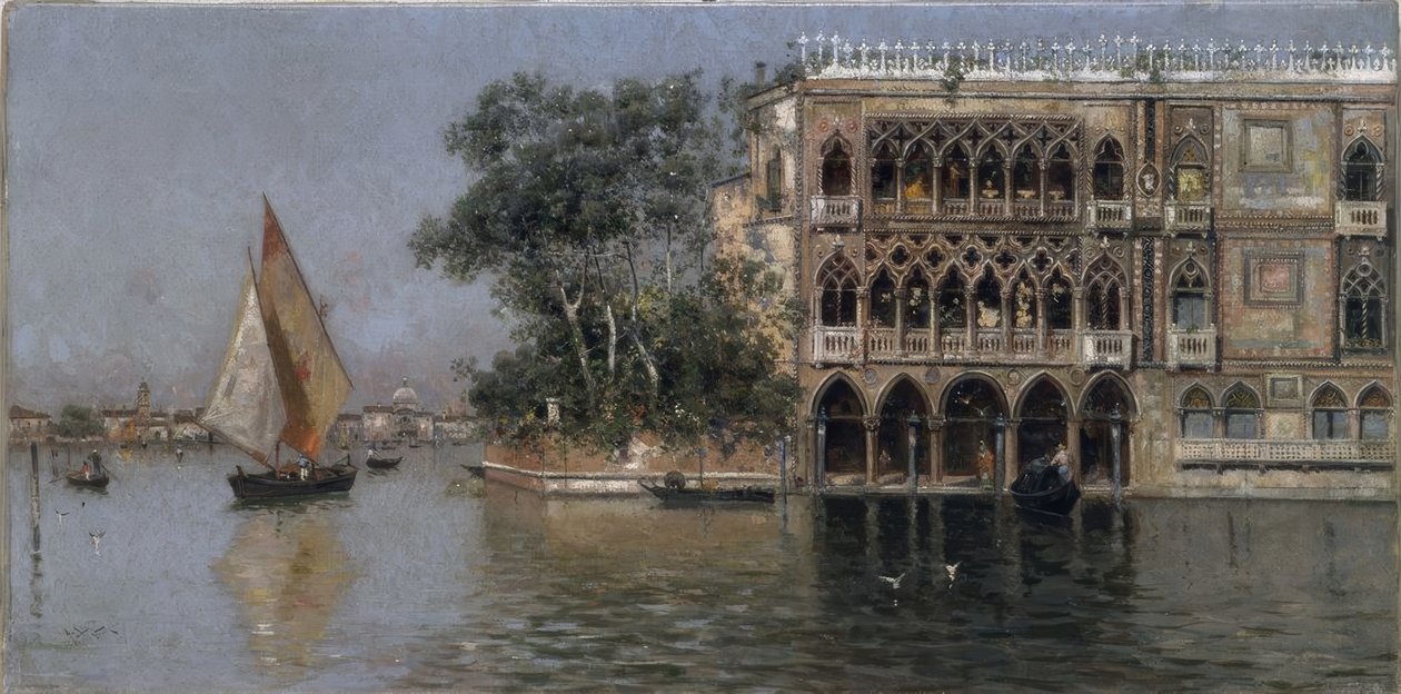 View of Venice by Antonio Maria de Reyna Manescau