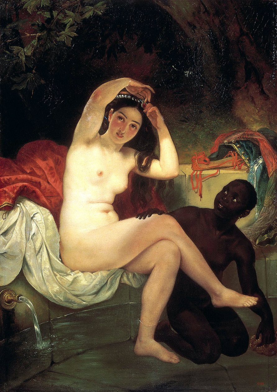 Bathing Bathsheba by Antonio Molinari
