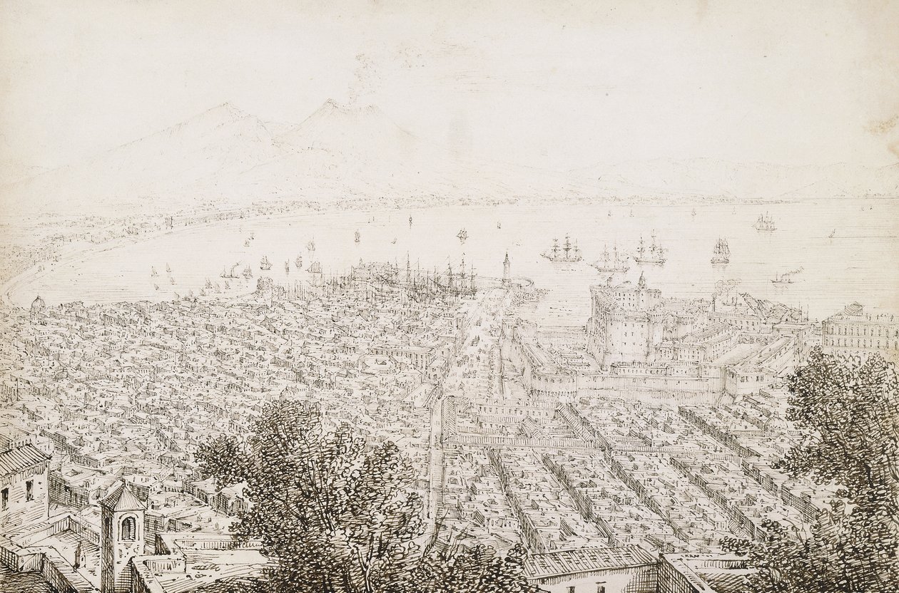 Panoramic View of Naples by Antonio Senape