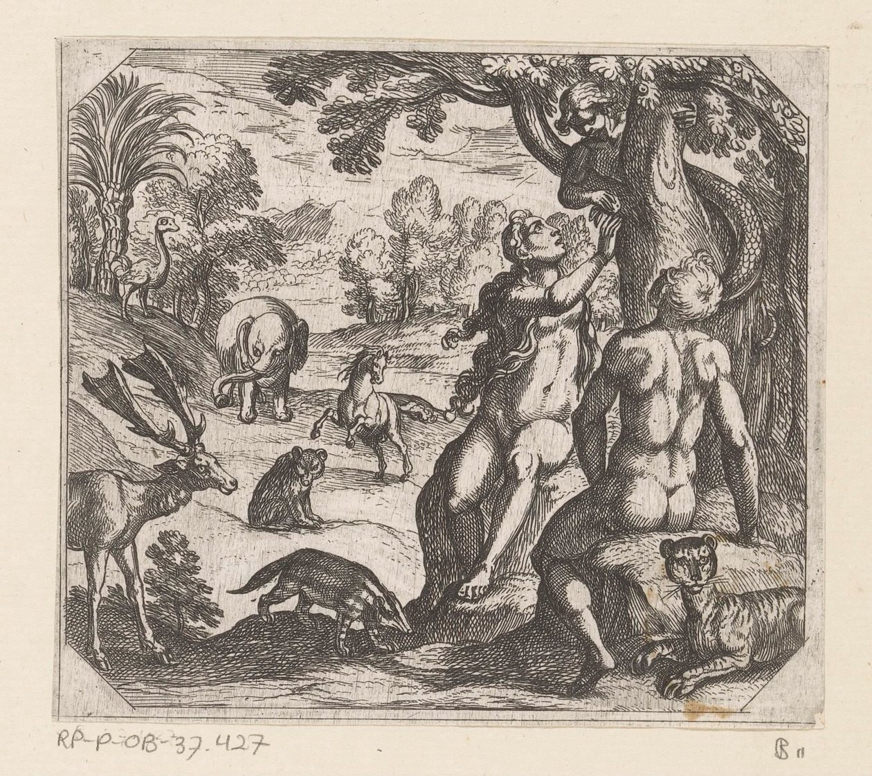 The Temptation of Eve by Antonio Tempesta