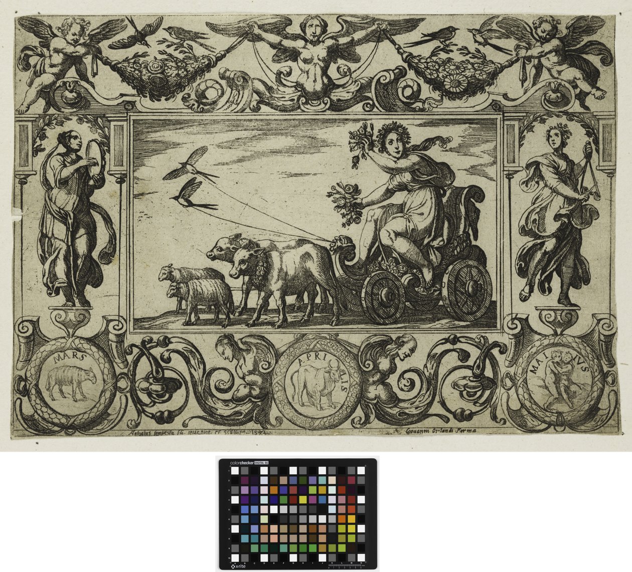 The Four Seasons: Spring by Antonio Tempesta