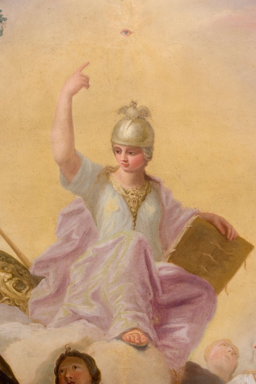 Minerva (detail) by Antonio Verrio