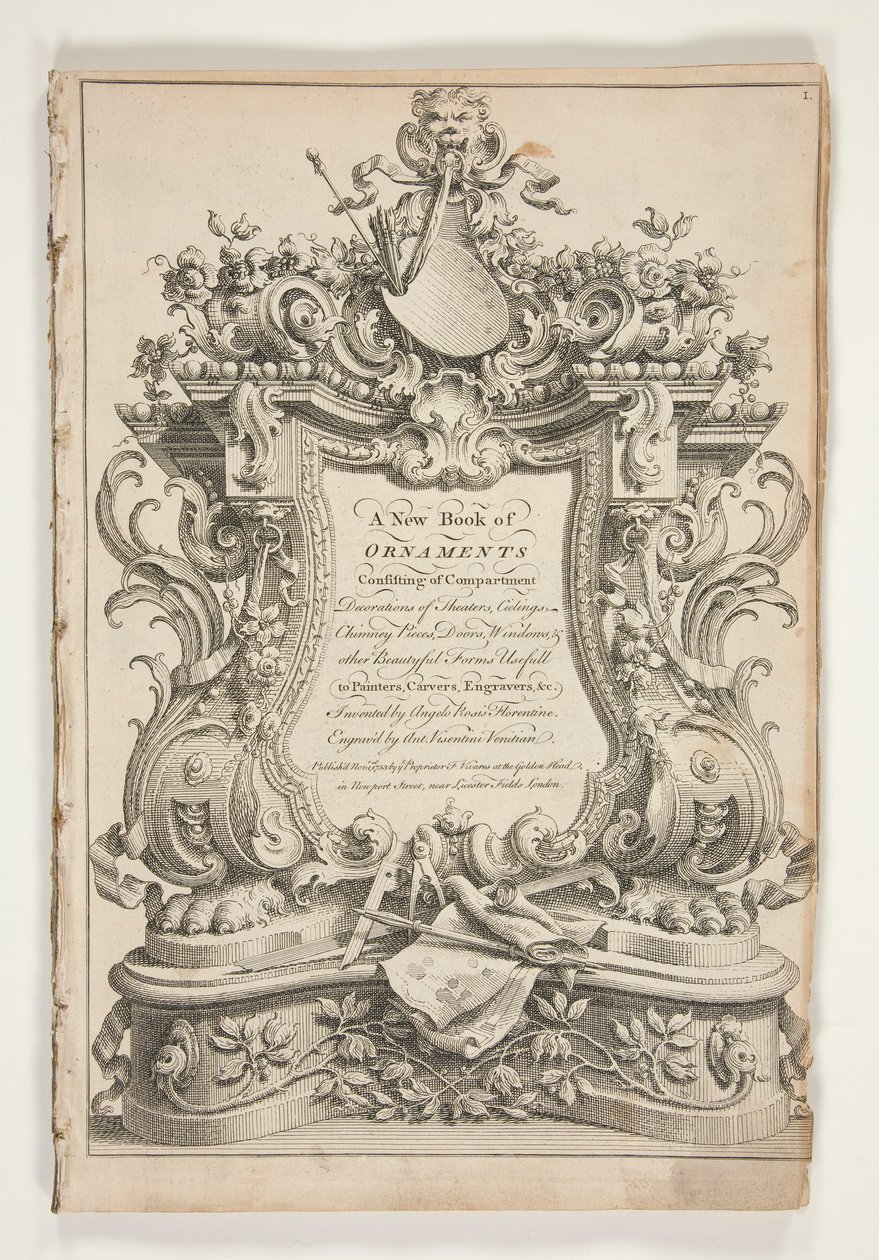 A New Book of Ornaments by Antonio Visentini