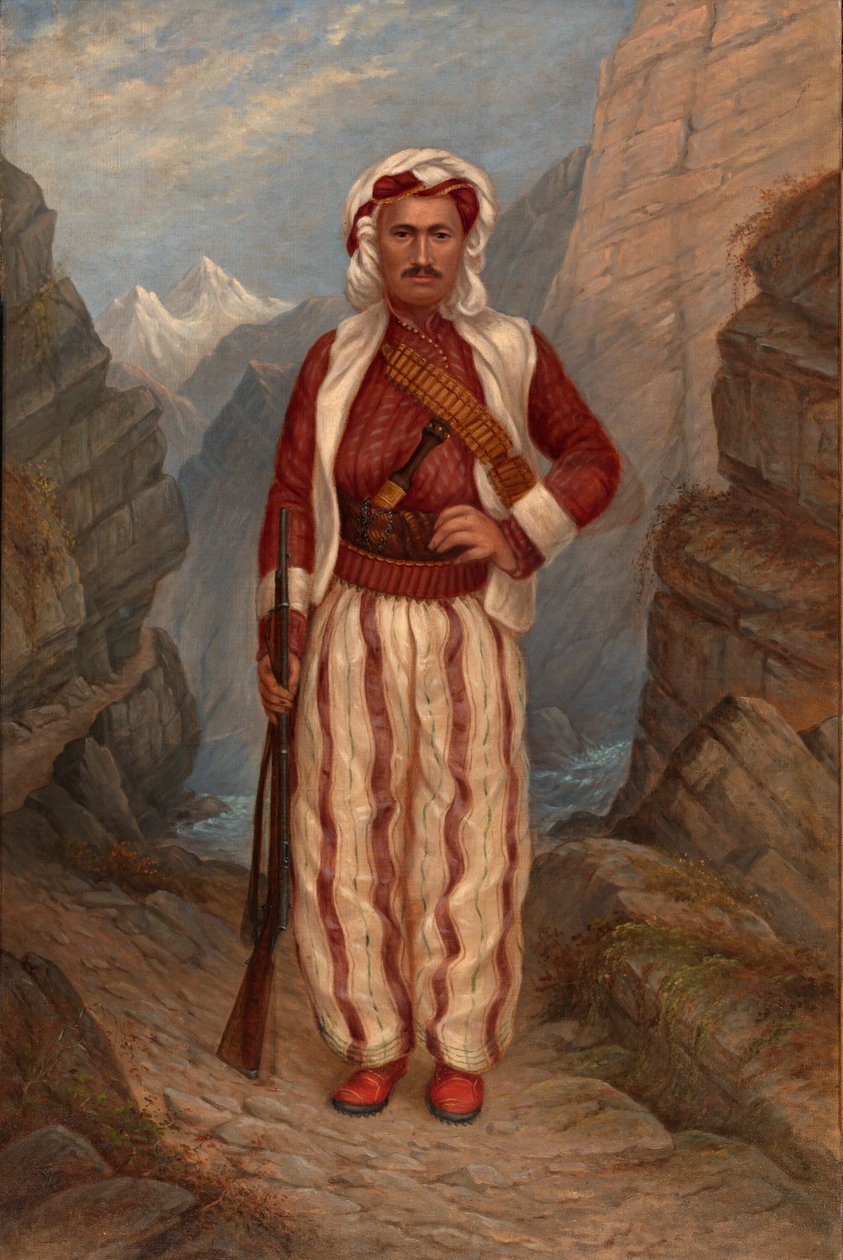 Kurd Man, ca. 1893 by Antonio Zeno Shindler