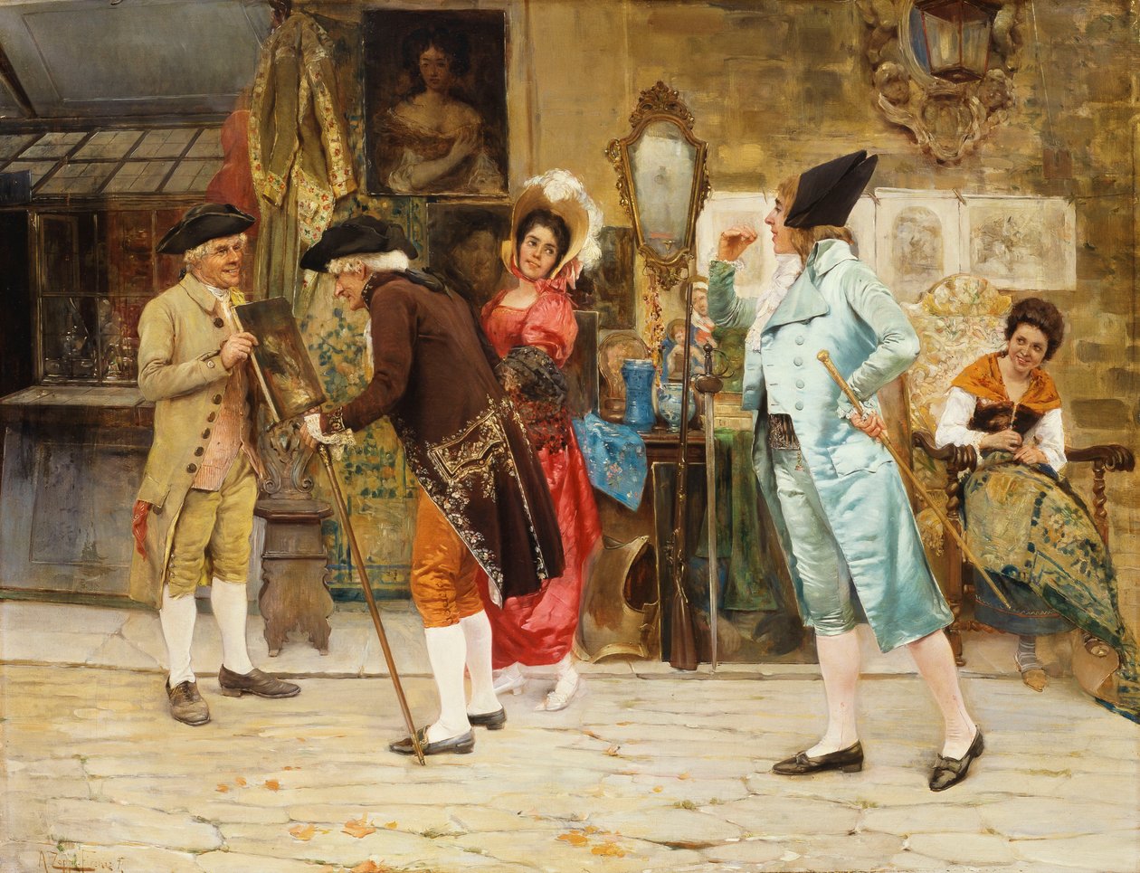 The Old Curio Shop by Antonio Zoppi