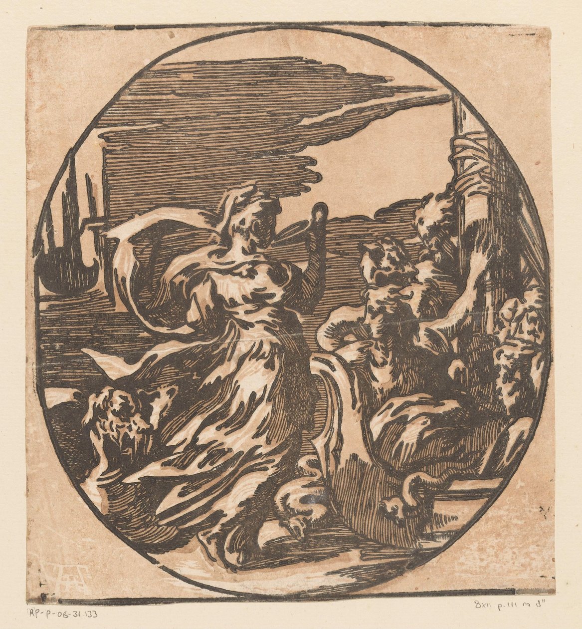 Circe Drinking by Antonio da Trento (possibly)