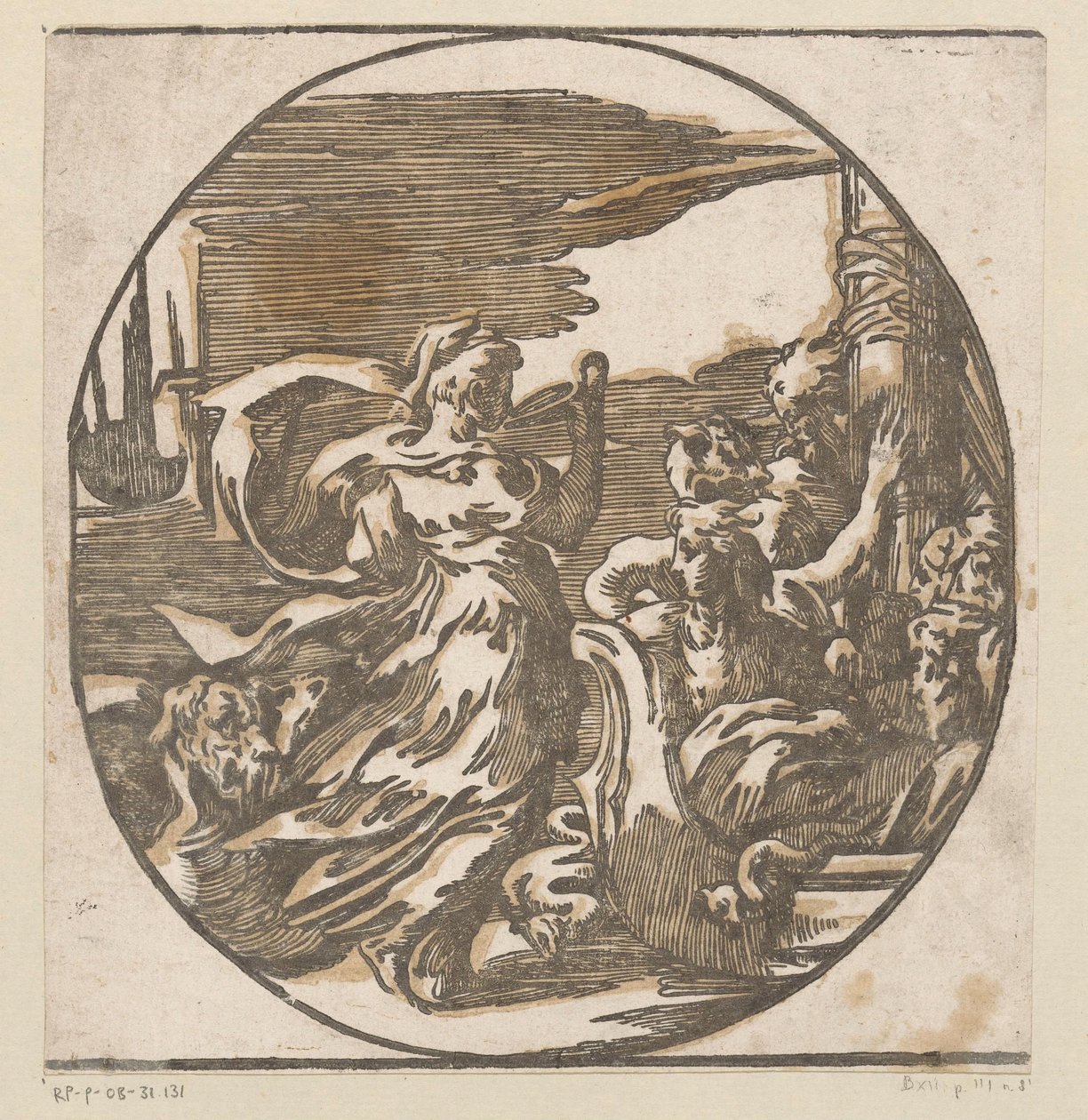 Circe Drinking by Antonio da Trento (possibly)