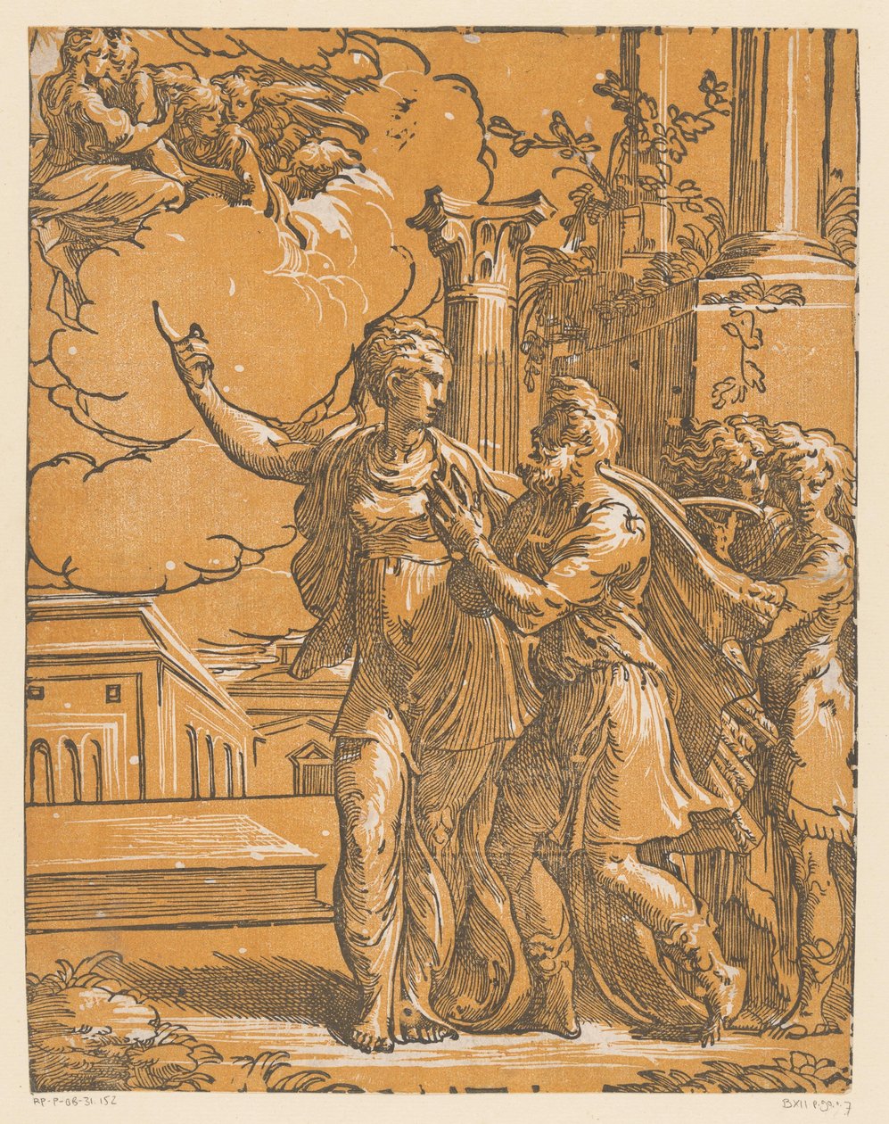 Emperor Augustus and the Tiburtine Sibyl by Antonio da Trento