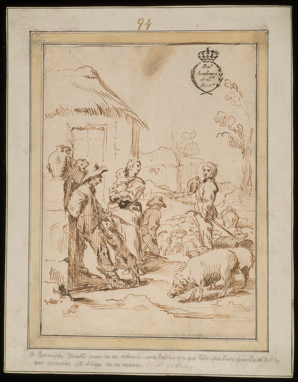 Scene of Shepherds by Antonio del Castillo y Saavedra