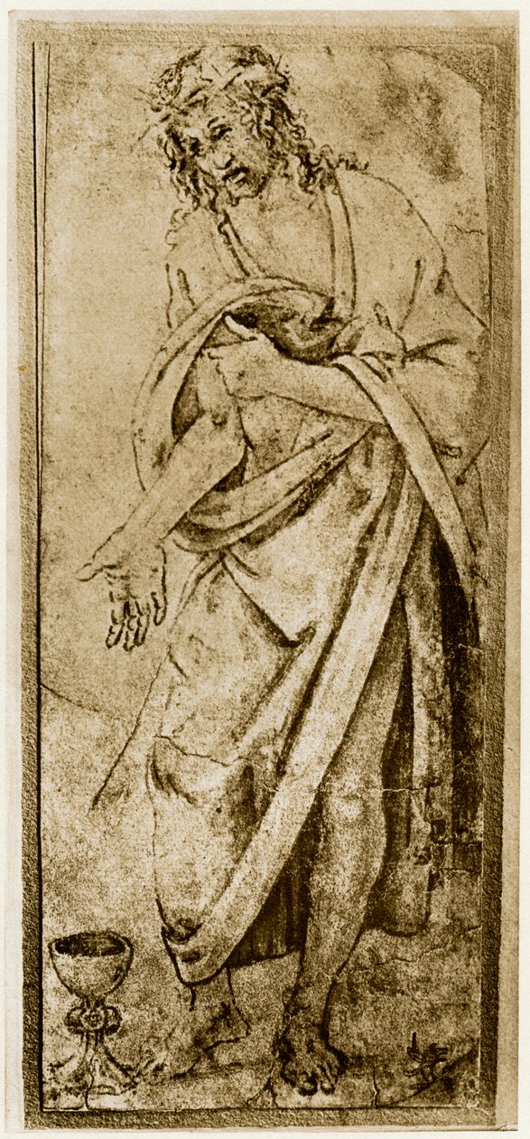 Christ and the Chalice by Antonio Pollaiuolo