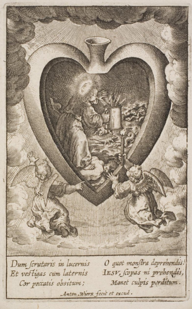 Cor Jesu Amanti Sacrum by Antonius Wierix