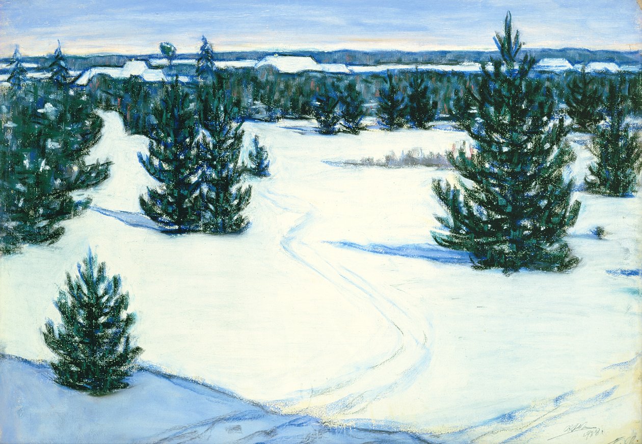 Winter Landscape by Ants Laikmaa