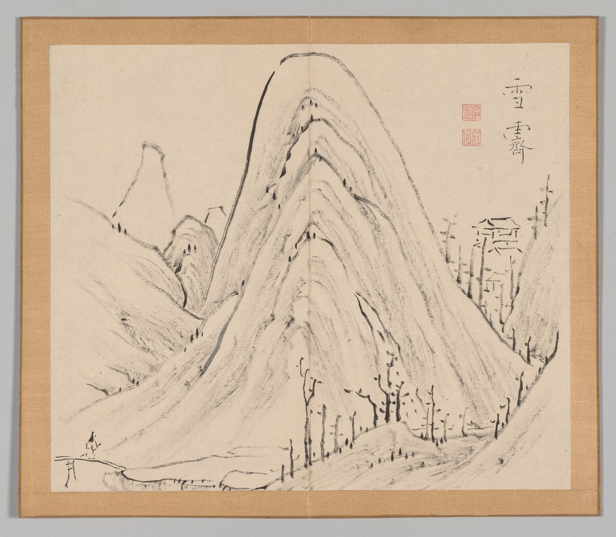 Reverberations of Taiga, Volume 1 (leaf 33) by Aoki Shukuya