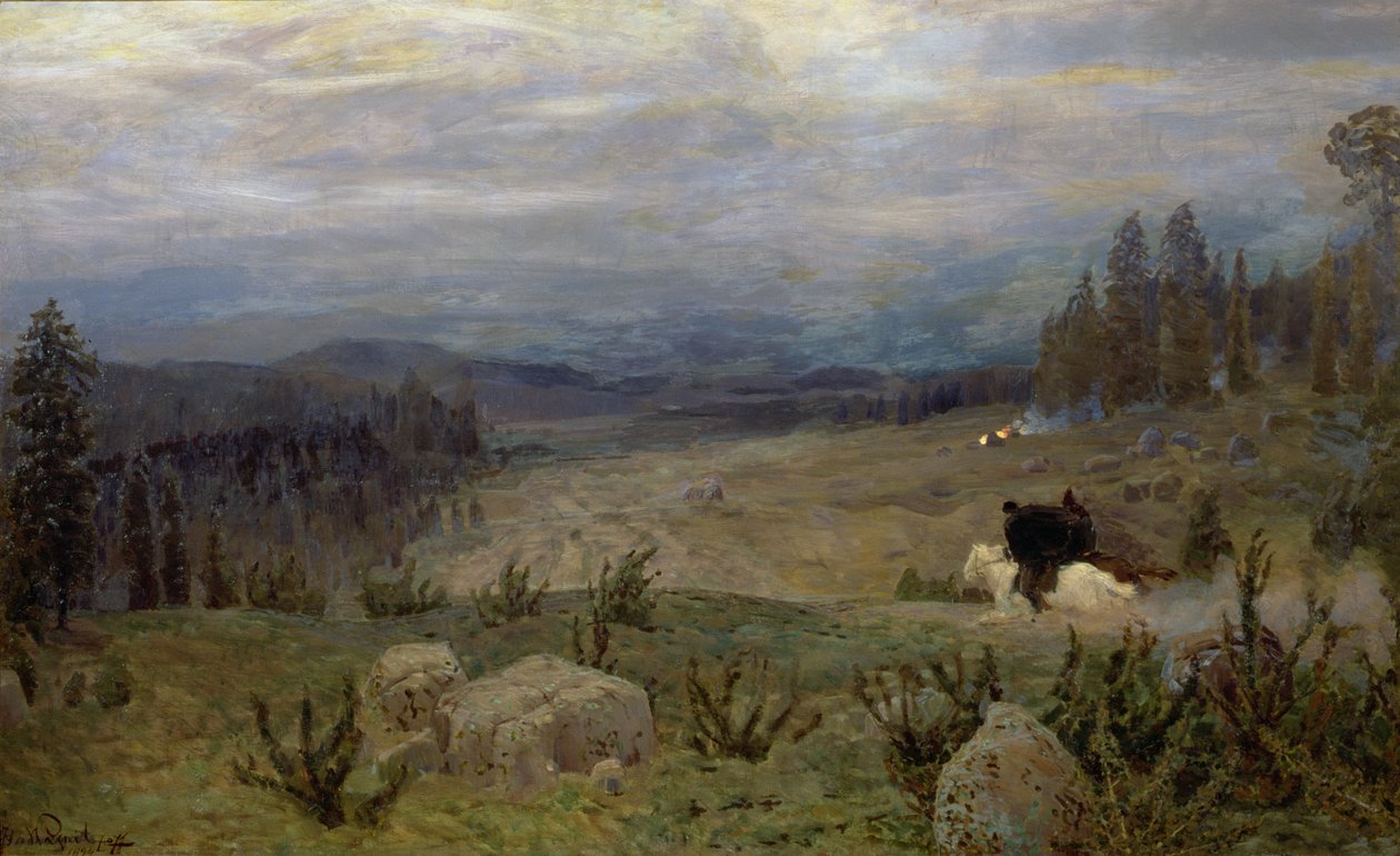 Siberia, 1894 by Apollinari Mikhailovich Vasnetsov
