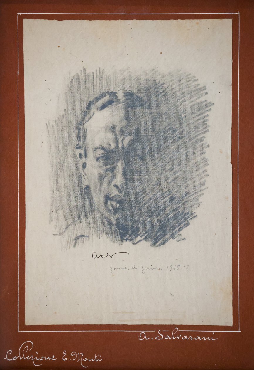 Self portrait by Arcangelo Salvarani