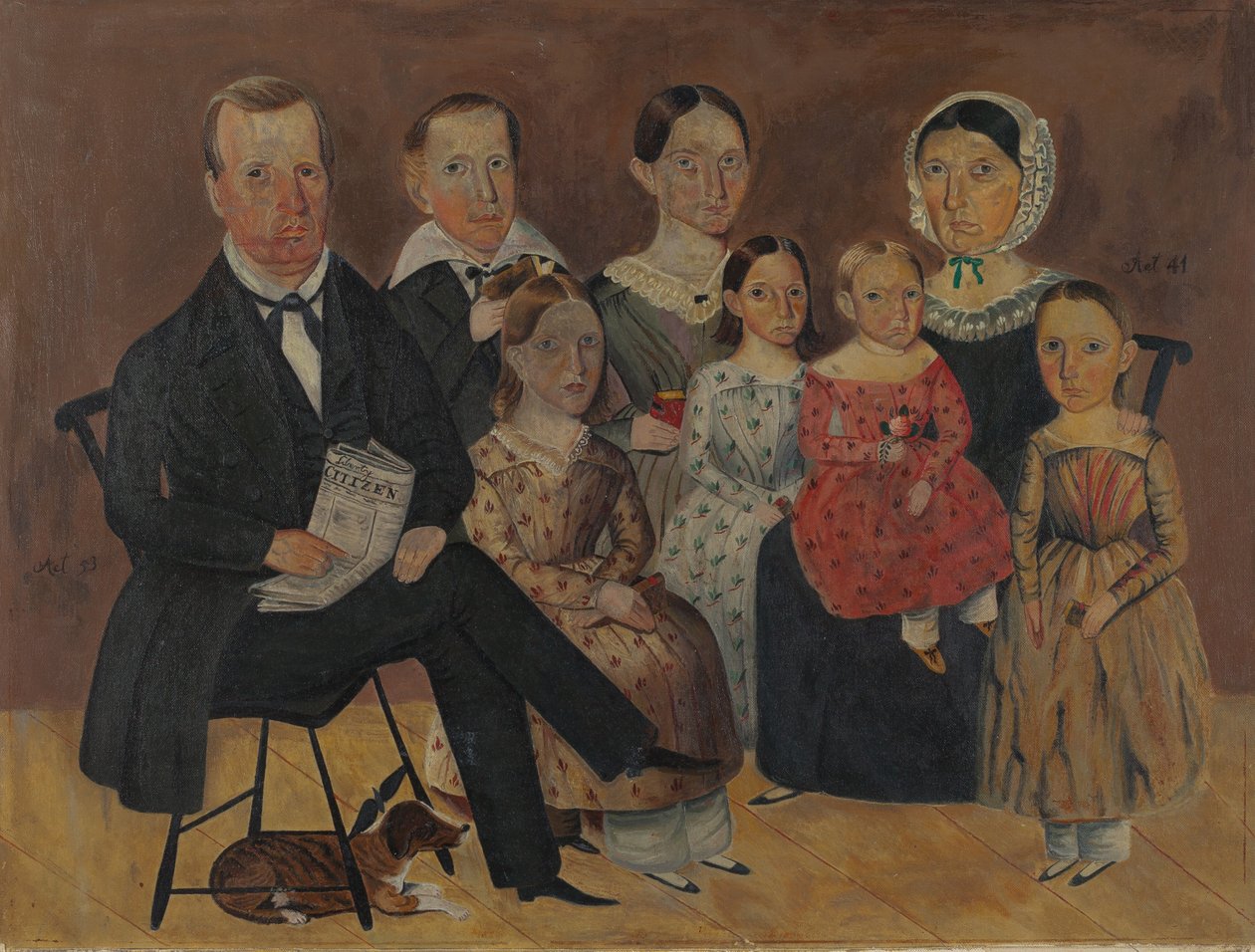 John J. Wagner Family Portrait by Archie Thompson
