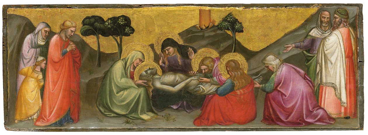 The Lamentation by Aretino Luca Spinello or Spinelli