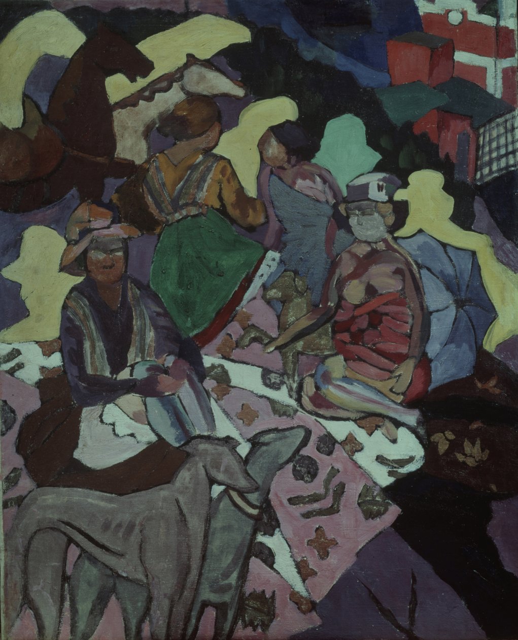 At the Seaside by Aristarkh Vasilievic Lentulov