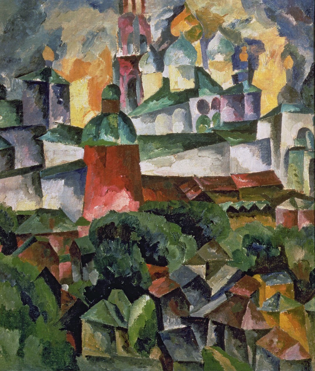 Landscape near Troize-Sergiev by Aristarkh Vasilievic Lentulov