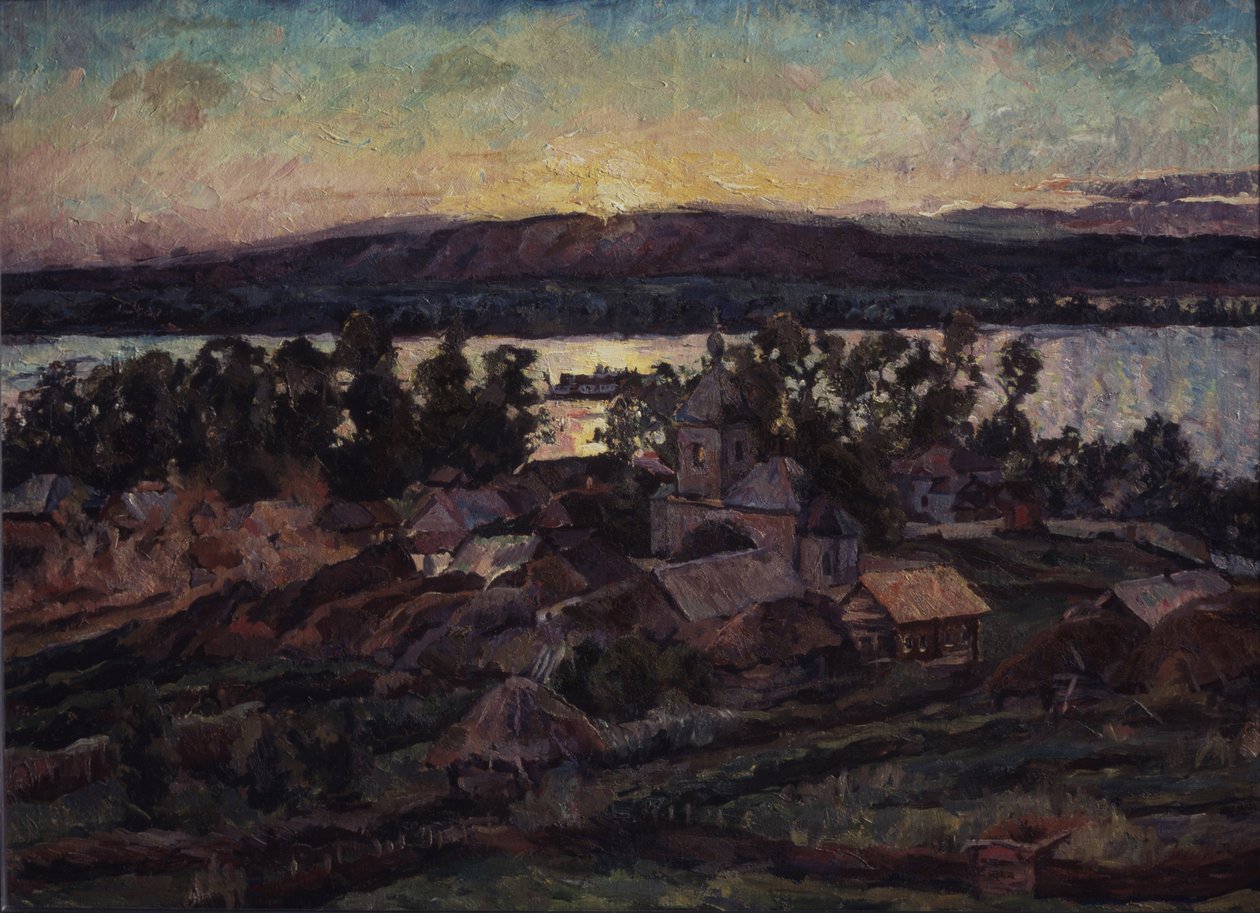 Sunset by Aristarkh Vasilievic Lentulov